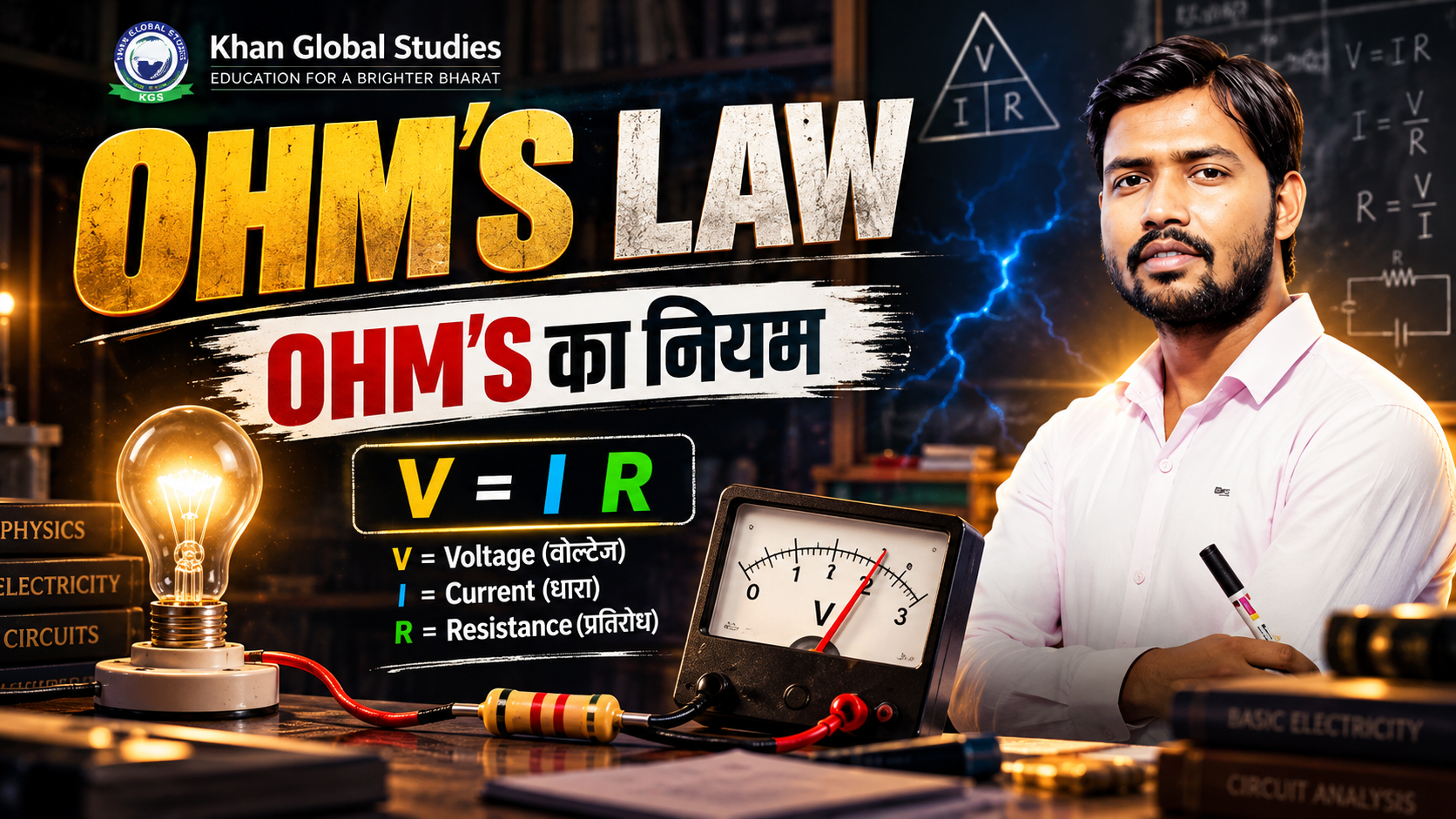 खान सर से जाने ओम का नियम | Learn Ohm's Law from Khan Sir
